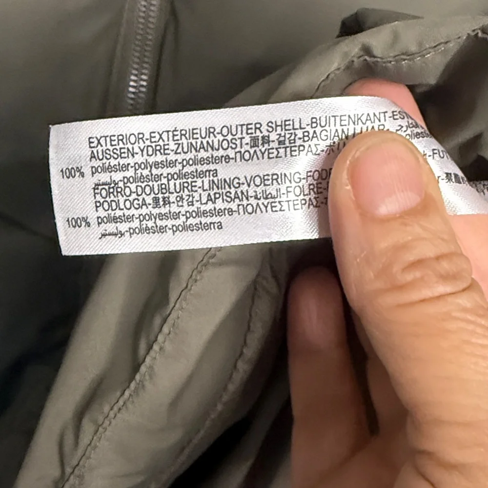 Zara Olive Green Quilted Puffer Vest - Picture 4 of 6